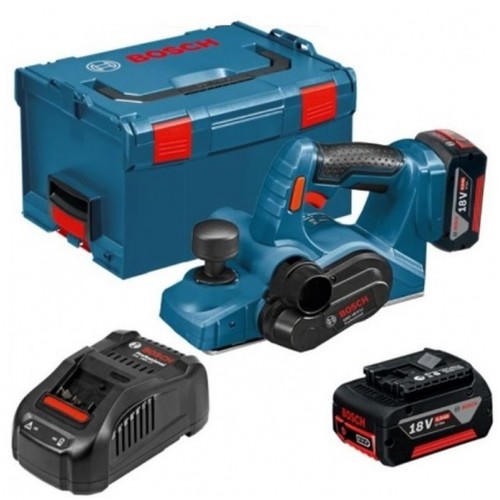 BOSCH GHO 18 V-LI akumulatorowy strug , L-BOXX, 2x 5,0 Ah akumulator 06015A0304