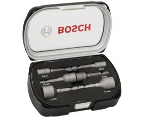 BOSCH 6-częściowy zestaw kluczy nasadowych 1/4" 2608551079