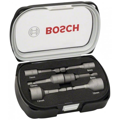 BOSCH 6-częściowy zestaw kluczy nasadowych 1/4" 2608551079