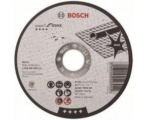 BOSCH Tarcza tnąca prosta Expert for Inox, 125 x 22,23 x 2,0 mm 2608600094