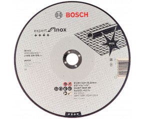 BOSCH Tarcza tnąca prosta Expert for Inox, 230 x 22,23 x 2,0 mm 2608600096