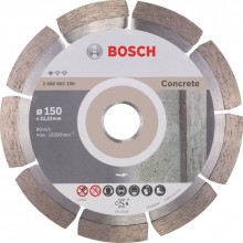 BOSCH Diamentowa tarcza tnąca Standard for Concrete 150 x 22,23 x 2 x 10 mm 2608602198