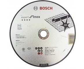BOSCH Tarcza tnąca prosta Expert for Inox – Rapido, 230 mm, 1,9 mm 2608603407