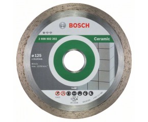 BOSCH Diamentowa tarcza tnąca Standard for Ceramic 125 x 22,23 x 1,6 x 7 mm 2608602202