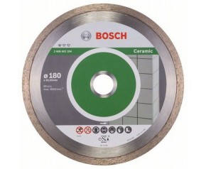 BOSCH Diamentowa tarcza tnąca Standard for Ceramic 180 x 22,23 x 1,6 x 7 mm 2608602204