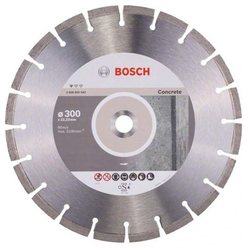 BOSCH Diamentowa tarcza tnąca Standard for Concrete 300 x 22,23 x 3,1 x 10 mm 2608602542