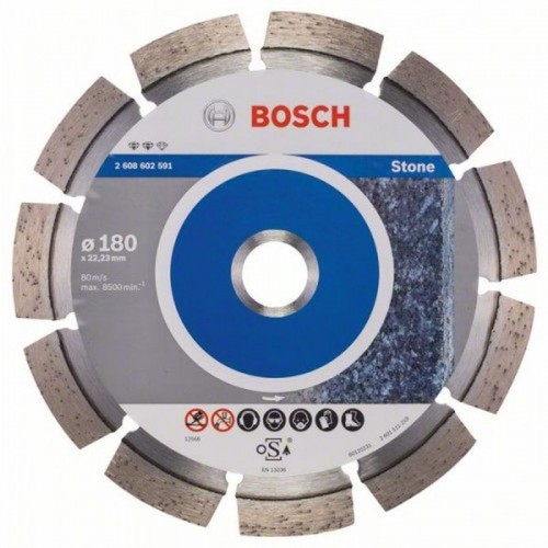 BOSCH Diamentowa tarcza tnąca Expert for Stone 180 x 22,23 x 2,4 x 12 mm 2608602591