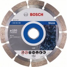 BOSCH Diamentowa tarcza tnąca Standard for Stone 150 x 22,23 x 2 x 10 mm 2608602599