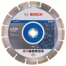 BOSCH Diamentowa tarcza tnąca Standard for Stone 230 x 22,23 x 2,3 x 10 mm 2608602601