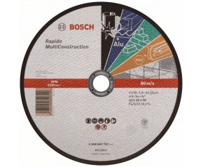 BOSCH Tarcza tnąca prosta Rapido Multi Construction 230x1,9 mm 2608602767