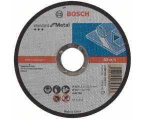 BOSCH Tarcza tnąca, Ostrze, tarcza 115 x1,6 mm 2608603163