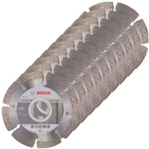 BOSCH Diamentowa tarcza tnąca Standard for Concrete 125x22,23x1,6x10mm, 10 szt. 2608603240