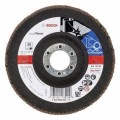 BOSCH Listkowa tarcza szlifierska X571, Best for Metal D 125 mm, K 120, wygięta 2608607320