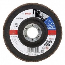 BOSCH Listkowa tarcza szlifierska X571, Best for Metal D 125 mm, K 120, wygięta 2608607320