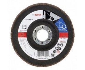 BOSCH Listkowa tarcza szlifierska X571, Best for Metal D 125 mm, K 120, wygięta 2608607320