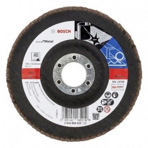 BOSCH Listkowa tarcza szlifierska X571, Best for Metal D 125 mm, K 120, wygięta 26086073