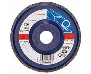 BOSCH Expert for Metal Listkowa tarcza szlifierska X551, 115x 22,23mm, G120, 2608607364