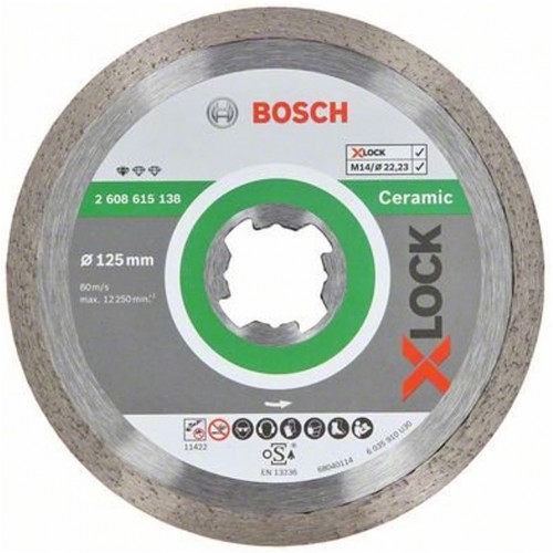 BOSCH X-LOCK tarcza diamentowa do ceramiki 125mm 2608615138