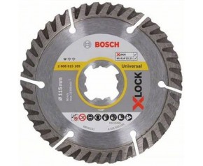 BOSCH X-LOCK Standard for Universal Diamentowa tarcza tnąca, 115x22,23x2,0mm 2608615165
