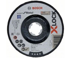 BOSCH Tarcza do szlifowania metalu X-LOCK 125x6x22,2mm 2608619259