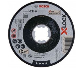 BOSCH X-LOCK Expert for Inox Tarcza tnąca prosta, 115 × 1,6 × 22,23 mm 2608619260