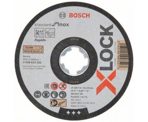 BOSCH Ostrze, tarcza 125 × 1 × 22,23 mm, X-LOCK 2608619262