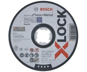 BOSCH X-LOCK Expert for Inox+Metal Tarcza tnąca prosta, 115 × 1 × 22,23 2608619263