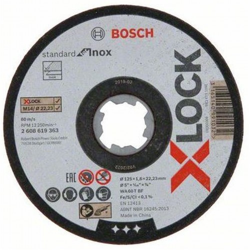 BOSCH X-LOCK Tarcza tnąca prosta 125 mm 1 szt. 2608619363