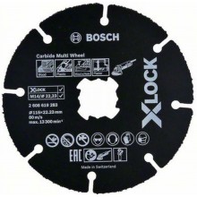 BOSCH X-LOCK CMW Tarcza tnąca, 115x22,23x1mm, 10szt 2608619368