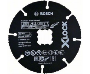 BOSCH X-LOCK CMW Tarcza tnąca, 115x22,23x1mm, 10szt 2608619368