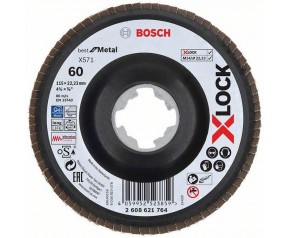 BOSCH X-LOCK Best for Metal Tarcza lamelkowa X571, 115x22,23mm, G40, 2608621763