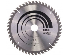 Bosch Tarcza pilarska Optiline Wood 235 x 30/25 x 2,8 mm, 48 2608640727