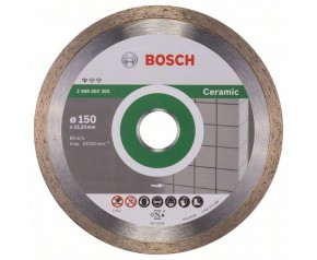 Bosch Diamentowa tarcza tnąca Standard for Ceramic 150 x 22,23 x 1,6 x 7 mm 2608602203