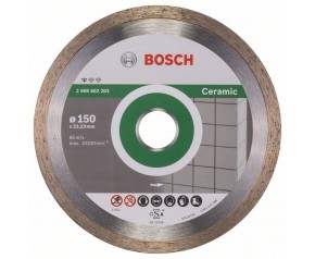 Bosch Diamentowa tarcza tnąca Standard for Ceramic 150 x 22,23 x 1,6 x 7 mm 2608602203