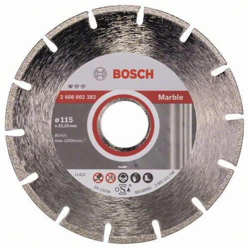Bosch Diamentowa tarcza tnąca Standard for Marble 115 x 22,23 x 2,2 x 3 mm 2608602282