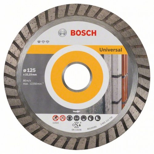 Bosch Diamentowa tarcza tnąca Standard for Universal Turbo 125 x 22,23 x 2 x 10 2608602394
