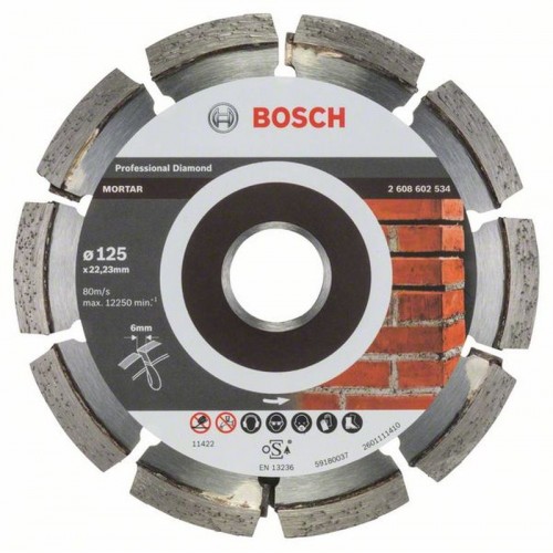 Bosch Frez do fug Expert for Mortar 125 x 6 x 7 x 22,23 mm 2608602534