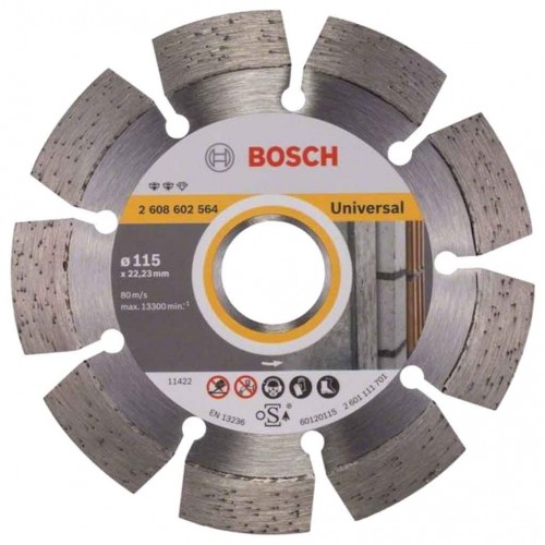 Bosch Diamentowa tarcza tnąca Expert for Universal 115 x 22,23 x 2,2 x 12 mm 2608602564