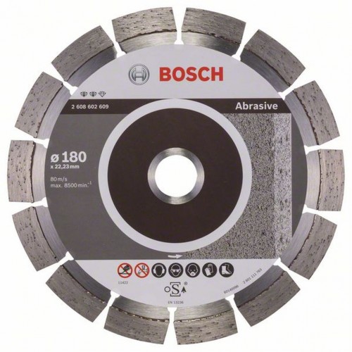 Bosch Diamentowa tarcza tnąca Expert for Abrasive 180 x 22,23 x 2,4 x 12 mm 2608602609