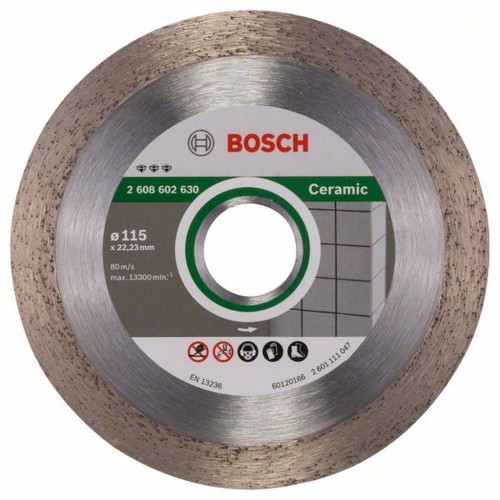 Bosch Diamentowa tarcza tnąca Best for Ceramic 115 x 22,23 x 1,8 x 10 mm 2608602630