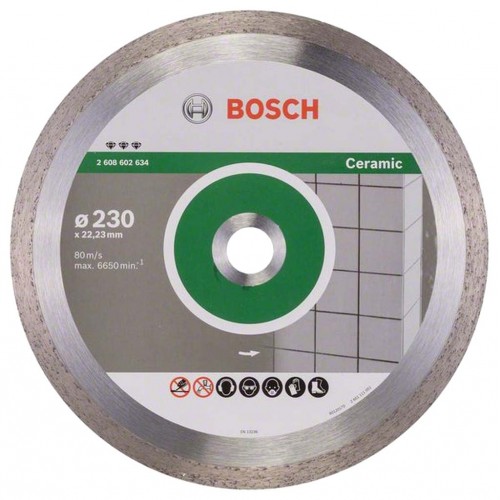 Bosch Diamentowa tarcza tnąca Best for Ceramic 230 x 22,23 x 2,4 x 10 mm 2608602634