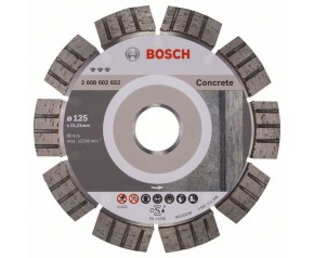 Bosch Diamentowa tarcza tnąca Best for Concrete 125 x 22,23 x 2,2 x 12 mm 2608602652