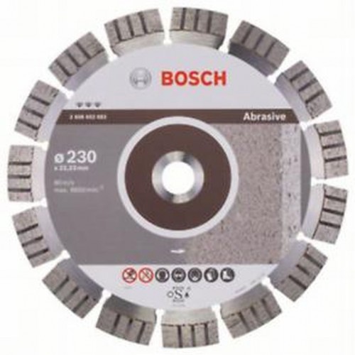 Bosch Diamentowa tarcza tnąca Best for Abrasive 230 x 22,23 x 2,4 x 15 mm 2608602683 Bosch Diamentowa tarcza tnąca Best for Abrasive 230 x 22,23 x 2,4 x 15 mm 2608602683