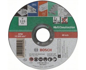 BOSCH Tarcza tnąca prosta, Multi Construction 115 mm 1 szt. 2609256306