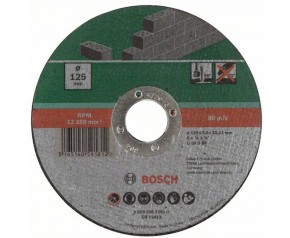 BOSCH Accessories Tarcza tnąca prosta, Średnica 125 mm 1 szt. 2609256329