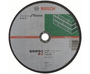 BOSCH Tarcza tnąca prosta Standard for Stone C 30 S BF, 230 mm 2608603180
