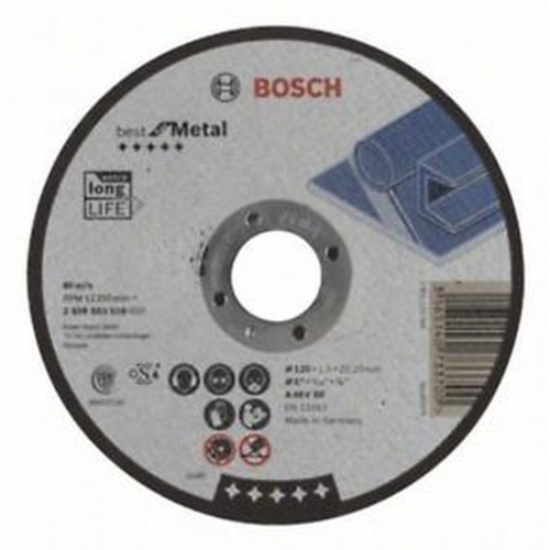 BOSCH Tarcza tnąca prosta Best for Metal 125x1,5 mm 2608603518
