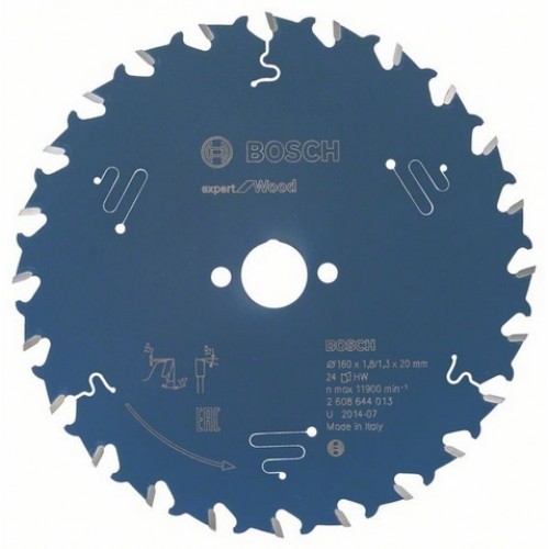 BOSCH Tarcza pilarska Expert for Wood 160 x 20 x 1,8 mm, 24 2608644013