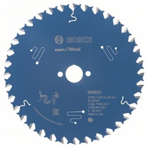 BOSCH Tarcza pilarska Expert for Wood 165 x 20 x 2,6 mm, 36 2608644023