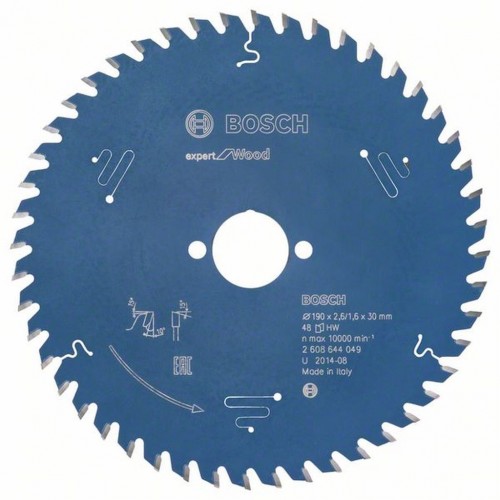 Bosch Tarcza pilarska Expert for Wood 190 x 30 x 2,6 mm, 48 2608644049
